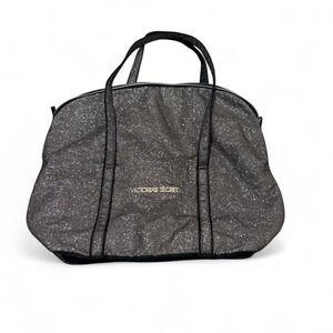 Gold sparkly Victoria's Secret weekend bag perfect for that mini trip